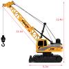 Dwi Dowellin Remote Control Crawler Crane for Boys,11-Channel 2.4GHz RC Construction Crane Toy for Kids Age 3 4-7 8 9 10 Year Old view 2