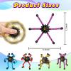 24 Pcs Funny Sensory Fidget Toys,Deformable Chain DIY Robot Spinners Fingertip Stress Relief Gyro Toy Birthday Gifts Christmas Goodie Bag Stuffers Classroom Prizes Party Favors for Kids Adults view 2
