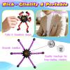 24 Pcs Funny Sensory Fidget Toys,Deformable Chain DIY Robot Spinners Fingertip Stress Relief Gyro Toy Birthday Gifts Christmas Goodie Bag Stuffers Classroom Prizes Party Favors for Kids Adults view 3