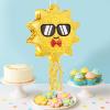 WERNNSAI Sun Pinata-Sunshine Party Decorations pull string Sun Pinata with Blindfold and Bat for Girls Kids Sun Brithday Baby Shower Summer Party Game Supplies view 3