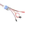 20A Bidirectional Brushed ESC for RC Models DIY Boat Tank Car Electronic Speed Controller with Medium Brake 2S-4S Compatible with 130 180 Brushed Motor Spare Parts view 2