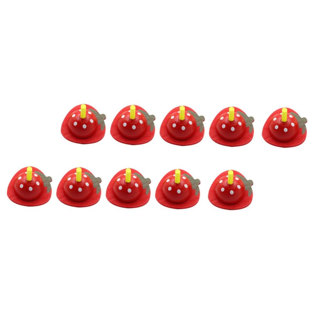 MUSISALY 10pcs Tops Toy Creative Educational Spinning Tops for Boy Girl Safe Natural Stimulates Thinking and Creativity for Playtime Fun Random Style