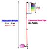 DLYZAYE Vertical Jump Tester Jump Measurement Test Stick Pole Tool, 1.2m-3.5m Vertical Jump Trainer for Kids Youth, Basketball Volleyball Jumping view 2