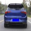 Compatible with VW Golf MK8 GTI Rline 2021-2023 MAX Style Car Rear Bumper Diffuser Rear Side Splitters Spoiler Lip Body Kit Accessories view 3
