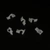 6PCS RC Airplane Hatch Door Canopy Hinge Hatch Hinges Connector for RC Plane Helicopter Aircraft DIY Model Plane Fix Wing Parts (27x11mm White) view 2