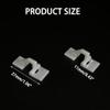 6PCS RC Airplane Hatch Door Canopy Hinge Hatch Hinges Connector for RC Plane Helicopter Aircraft DIY Model Plane Fix Wing Parts (27x11mm White) view 3