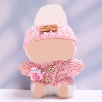Clothes for 17cm Dolls Fashion Garment Accessories(No Doll), Cute Sweater Suitable for 6.69inch (17cm) Doll Soft Cotton Clothing Replacement