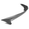 AMMOPCWTPC for Chevy for Corvette Stingray 2020-2023 Z51 Low Profile Look Carbon Fiber Print Trunk Spoiler Mounting Hardware ABS Rear Painted CCORV20IK-CFL FZ- view 2