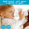 6 Count Replacement Silicone Spout Compatible with NUK, Soft Spout Replacement for NUK Active and Learner Cups, Soft 100% Silicone Sippy Cup Nipples6m+ view 3