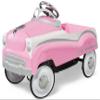 Chain Drive Pedal Car - Pink view 1