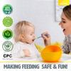 MRPR Quack & Snack Silicone Duck Bowl - Baby & Toddler Suction-Bowl - BPA, Lead, and Phthalate Free, Microwave & Dishwasher safe - Mess-Free Mealtime - Fun & Durable Snack-bowl for Kids view 2