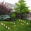 EHJRE Kubb Yard Game Set Wooden Toss Game Set for Outdoor Interactive Fun for Lawn Teenagers view 4