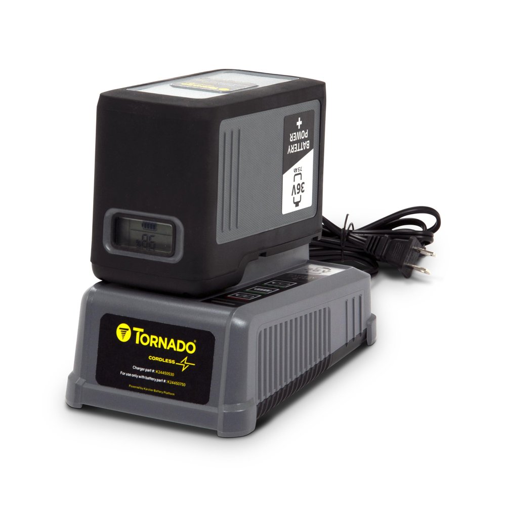 36V Quick-Charger for Tornado Tempest, Strike and Zephyr Models