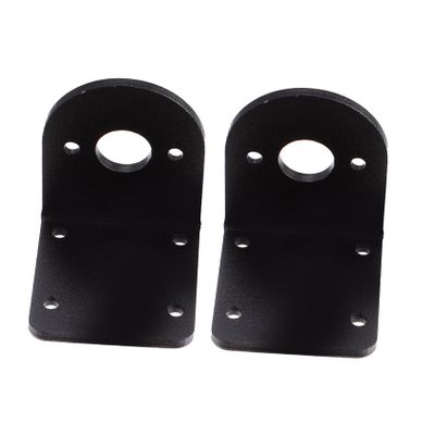 CHILDWEET 2pcs Motor Fixed Bracket for Gear Motors Aluminum DIY Mounting Holder with Precision Cut for Hobby Models and Robotics