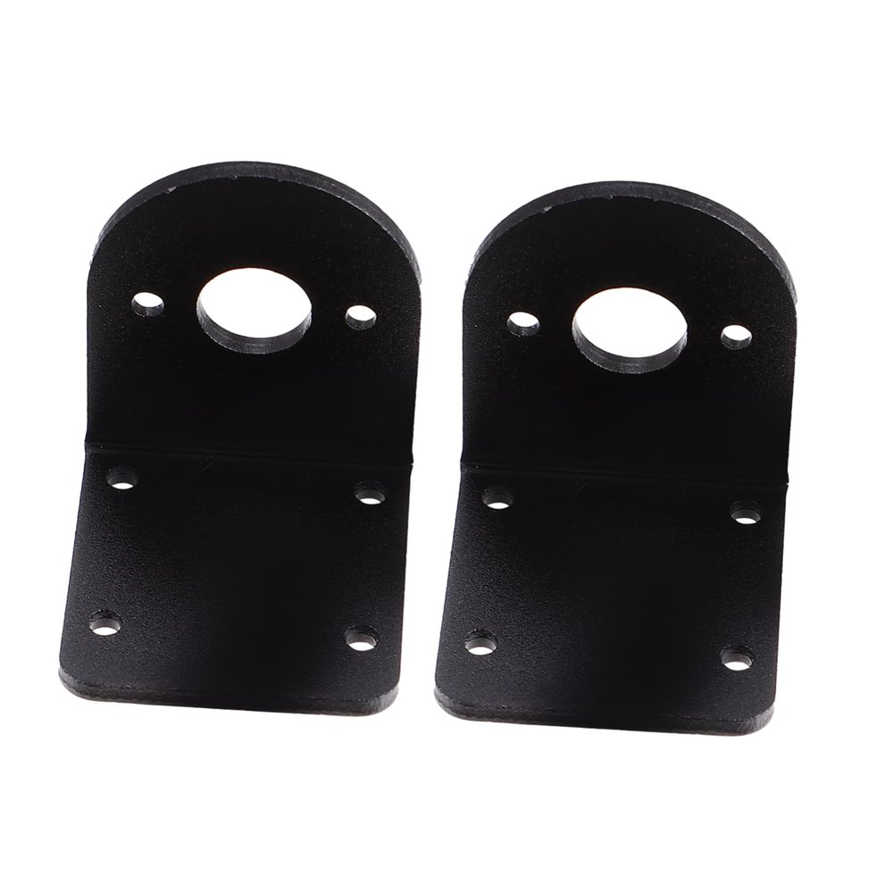 CHILDWEET 2pcs Motor Fixed Bracket for Gear Motors Aluminum DIY Mounting Holder with Precision Cut for Hobby Models and Robotics