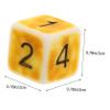 Alasum 1set Vintage Polyhedral Dices Retro Multi-Sided Game Dice for Board Games Party Supplies Material Numbers for Tabletop Gaming view 2