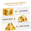 Alasum 1set Vintage Polyhedral Dices Retro Multi-Sided Game Dice for Board Games Party Supplies Material Numbers for Tabletop Gaming view 3