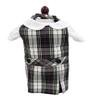 18 inch Doll Outfit-School Plaid Jumper Include Blouse and Hair Accessory/Add on Option: Sock and Shoe (Doll is not Included) (Dropped Waist Jumper Only, Plaid 8B) view 1