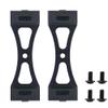 2Pcs Metal Bracket for Wpl B1 B14 B16 B24 C14 C24 B36 Mn D90 D91 Rc Car Upgrade Metal DIY Parts Kit,Black view 1