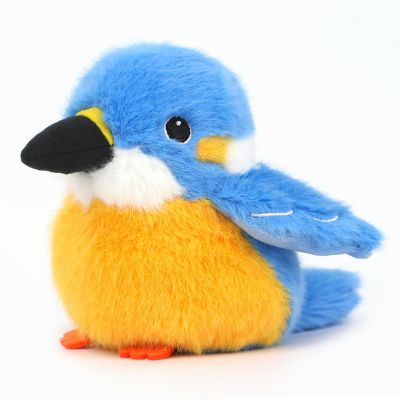 ABEARCAR Bird Stuffed Animal Realistic Cute Kingfisher Bird Plush Backpack Pendant Simulation Toy Plush Suitable Christmas Birthday Valentine's Day Gift for Kids