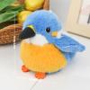 ABEARCAR Bird Stuffed Animal Realistic Cute Kingfisher Bird Plush Backpack Pendant Simulation Toy Plush Suitable Christmas Birthday Valentine's Day Gift for Kids view 4