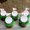 12 PCS Golf Cupcake Toppers Sports Mini Ball CupCake Picks Golf Party Decorations for Sports Players Theme Baby Shower Birthday Aniversary Party Cake Decoration Supplies view 3