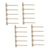NAMOARLY 20pcs Boys and Girls Mini Mallets Lightweight Wooden Hammers for Creative Play Cake Decorating and DIY Projects Safe Polished Surface for Boy Girl view 1