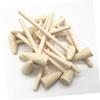 NAMOARLY 20pcs Boys and Girls Mini Mallets Lightweight Wooden Hammers for Creative Play Cake Decorating and DIY Projects Safe Polished Surface for Boy Girl view 3