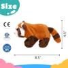 Cuteoy Walking Red Panda Stuffed Animal Speaking Roar Plush Electric Interactive Animated Plushies Toy for Girls Boys Birthday view 2