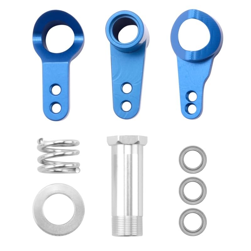 2023 Hot-Metal Steering Servo Saver 10147 for VRX Racing RH1043 RH1045 RH1043SC RH1045SC RH817 RH818 RC Car Upgrade Parts(Blue)