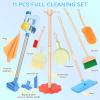 Dreamon Wooden Toddler Cleaning Set - 11Pcs Kids Cleaning Toy Set with 3-in-1 Kids Vacuum That Really Works, Montessori Cleaning Toys with Broom and Mop Set for Toddlers Girls Boys Age 3-6 view 2