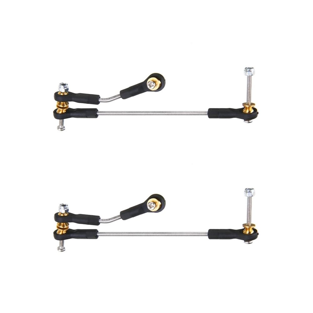 2 Set Steering Link Servo Link Rod Steering Linkage for WPL C14 C24 C34 B1 B14 B24 B16 B36 1/16 RC Car Spare Parts