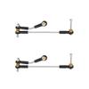 2 Set Steering Link Servo Link Rod Steering Linkage for WPL C14 C24 C34 B1 B14 B24 B16 B36 1/16 RC Car Spare Parts view 1