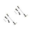 2 Set Steering Link Servo Link Rod Steering Linkage for WPL C14 C24 C34 B1 B14 B24 B16 B36 1/16 RC Car Spare Parts view 2
