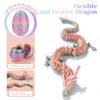 12'' 3D Printed Dragon with Egg, Mystery Cool 3D Printer Articulated Crystal Dragon Animals Fidget Toy for Boys Girls Kid Teen, Dinosaur Toys for Kids 5-7 8-12 Dino Eggs Home DecorRandom Rainbow view 4