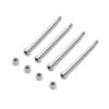 RC Upgrade Accessories for Traxxas for X-Maxx 1/5 4Pcs Steel 4X56mm Threaded Hinge Pins A-arm Pins 70510 M3 RC Car Upgrades Parts Accessories view 4