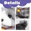 Cuteoy Walking Gray Cat Stuffed Animal Talking Wagging Nodding Educational Plush Kitty Toy Electric Interactive Animated Plushies for Girls Boys Birthday view 3