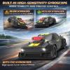 1/16 RC Drift Car for Adult with Gyro Full Proportional 4WD 50KM/h High Speed Remote Control Cars, ESP Drift Racing Vehicle with Lights 2 Rechargeable Batteries, RTR RC Sport Race Cars for Kids Gift view 3