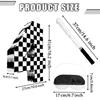 AVXINSOK Checkered Number 4 Pinata with Stick and Blindfold Black and White Race Car Pinata for Kids 4th Birthday Anniversary Racing Car Party Supplies view 2