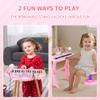 37 Key Kids Piano Keyboard Toy with Stool, Pink Toddler Piano Toy, Electronic Musical Instrument Keyboard Toys, Girls' Birthday Gift for Ages 3-7 view 2