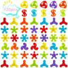 120 Pack Mini Fidget Spinner, Stress Relief Sensory, Birthday Gifts Party Favors for Kids Teens Adults, Christmas Goodie Bag Stuffers Canival Treasure Box Toys for Classroom Prizes Supplies view 1