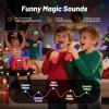 Mini Karaoke Machine for Kids,5 Voice Effects - Portable Bluetooth Speaker with 2 Wireless Mics LED Lights for Boys Girls Ages 3-12| Kids Karaoke Machine Birthday Gift Toy for Singing,Party & Play view 2