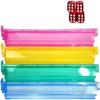 4PCS Rainbow Mahjong Rack and Pusher Combo, Adults 36+ Unisex, 4 Count, Multicolor, Plastic, No Assembly Required (Rainbow Colors) view 1
