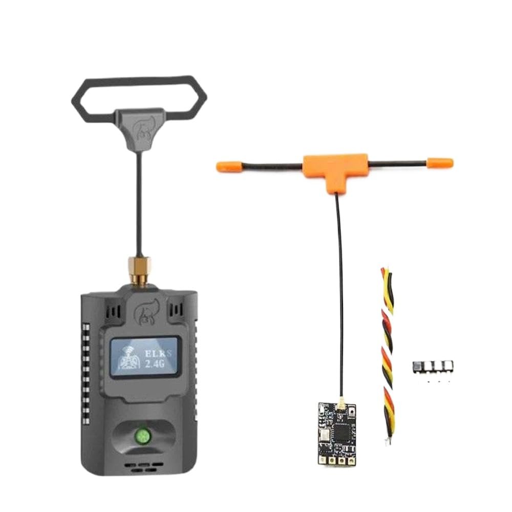 HeEHQA Jumper 2.4G ELRS Aion Nano TX Module and Receiver Compatible with T-PRO Compatible with RC Airplane FPV Drone(ELRS TX RX)