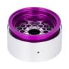4PCS Beadlock Rims 1.9 Inch Wheels RC Rim Hub Aluminum Beadlock Rims for Traxxas TRX4 TRX6 Redcat GEN7 GEN8 Rc4wd D90 Axial SCX10 SCX10 II 90046 SCX10 III AXI03007 12mm Hex 1/10 RC Crawler (Silver) view 4