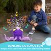 SYNCFUN Dancing Octopus Bubble Machine with Music, 360 Moving & Auto-Avoidance, Cute Bubble Machine Gun Blower with Solution Refills for Kids,Easter,Outdoor, Birthday,Party view 2