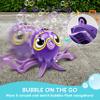 SYNCFUN Dancing Octopus Bubble Machine with Music, 360 Moving & Auto-Avoidance, Cute Bubble Machine Gun Blower with Solution Refills for Kids,Easter,Outdoor, Birthday,Party view 4