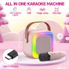 SECULEAD Karaoke Machine Wireless Speaker  mini Karaoke for Kids 3-5, Girls & Boys with Built-in Microphone for Singing, Kids Karaoke Machine,Small Microphone & Speaker, Ideal Gift (Pink) view 3