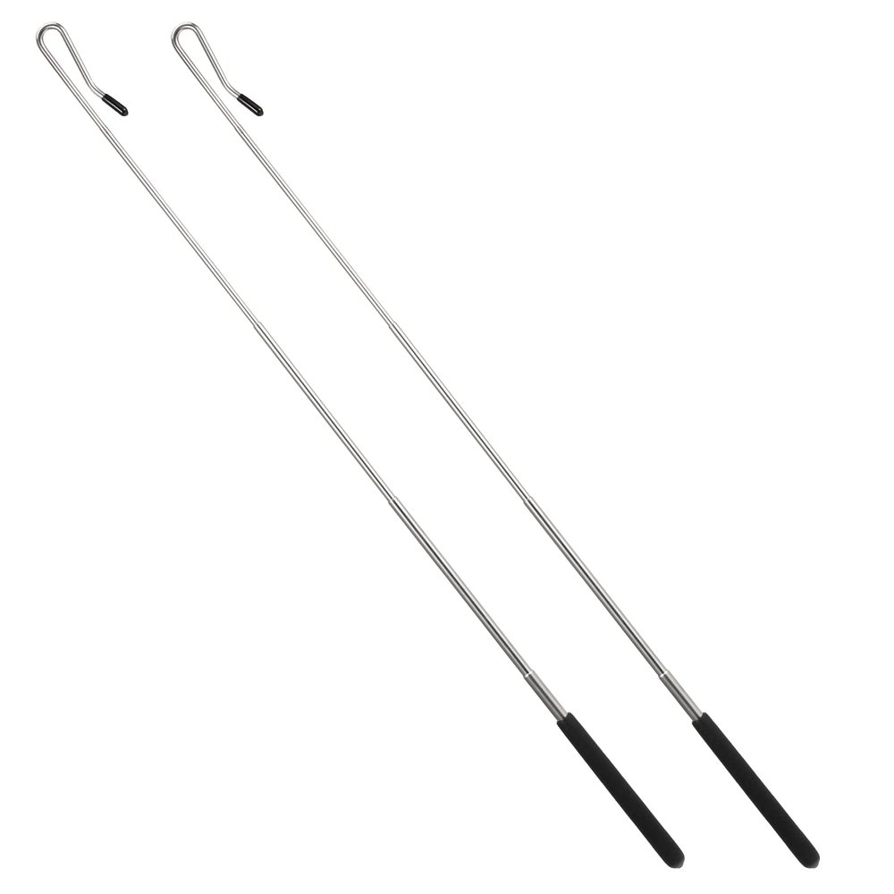 2 Pack Puppet Handles Arm Control Rod, 8-21 inch Extendable Metal Puppet Stick Accessory, Easy to Use Puppet Arm Rods Tools for Small and Large Puppets