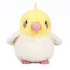 4.7 inches Cockatiel Plush Realistic Yellow Bird Stuffed Animal Cute Plush Toy Bird Bag Pendant Christmas Birthday Valentine's Day Gift for Friends Kids view 2